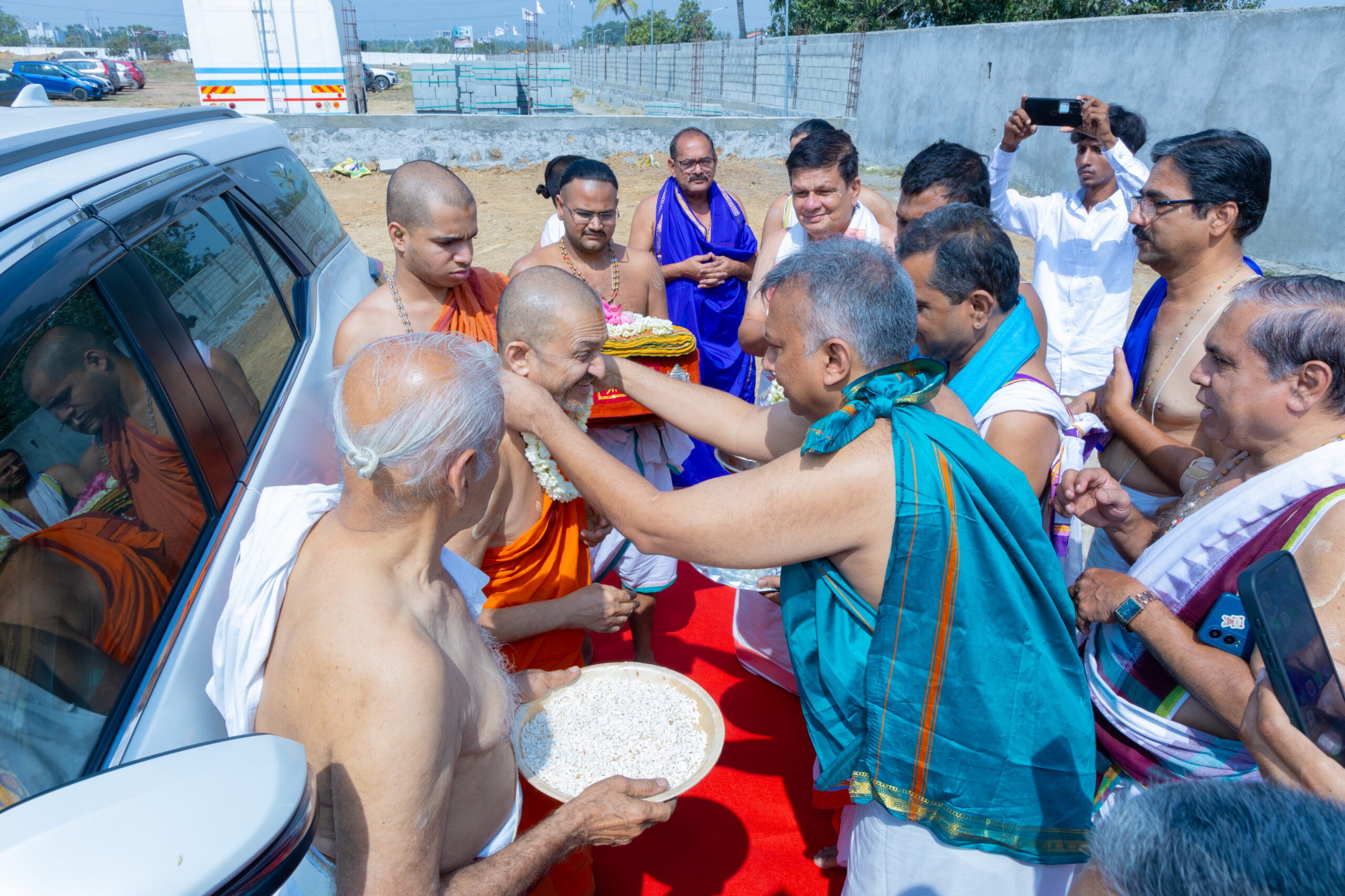 Anugrahālaya Bhoomi Pooja ceremony