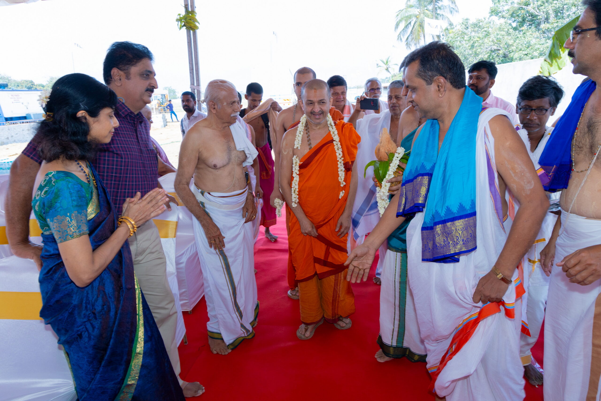 Anugrahālaya Bhoomi Pooja ceremony
