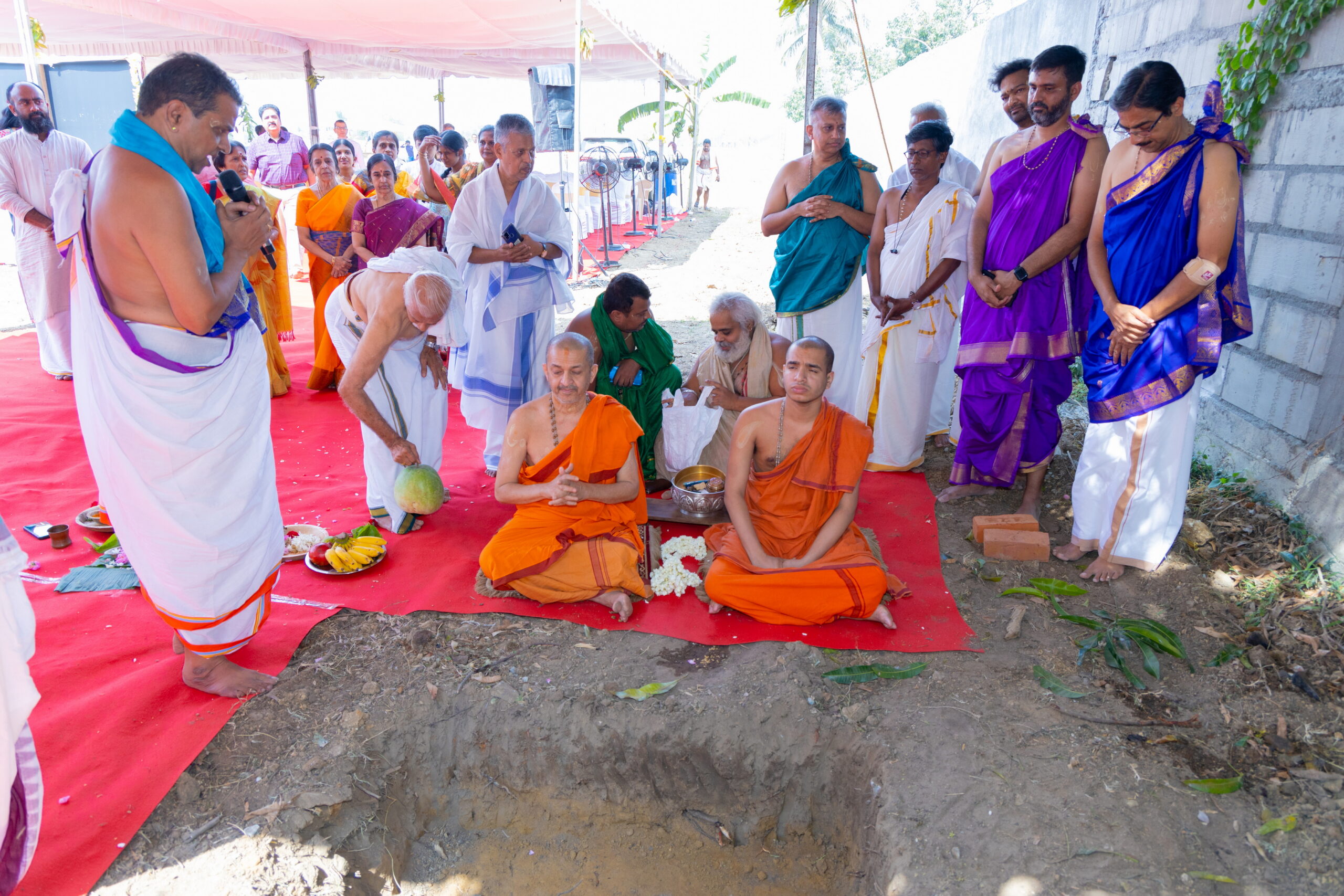 Anugrahālaya Bhoomi Pooja ceremony
