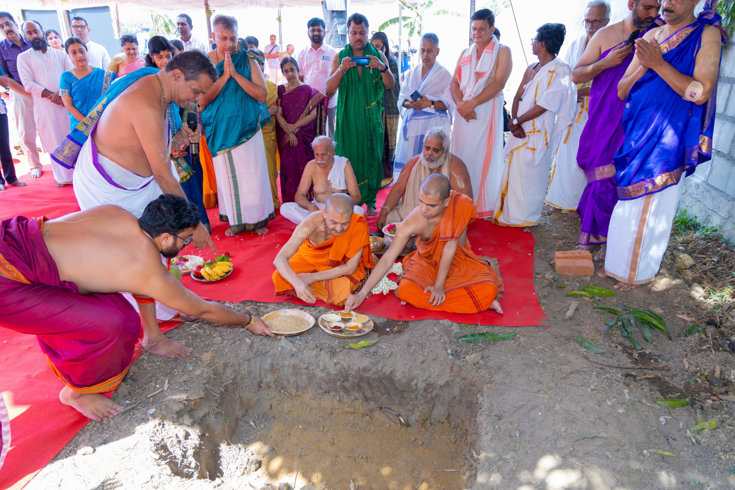 Anugrahālaya Bhoomi Pooja ceremony