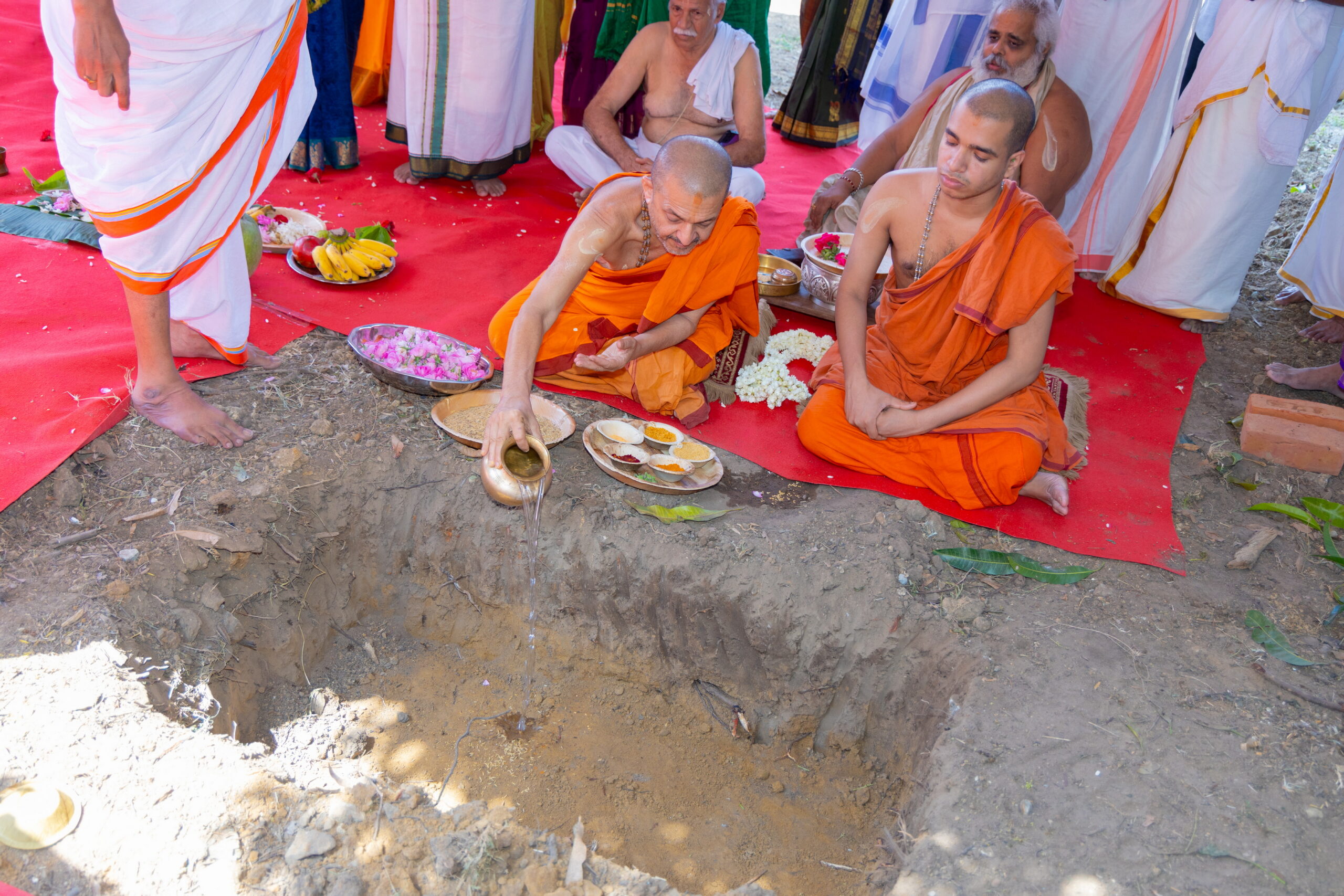 Anugrahālaya Bhoomi Pooja ceremony
