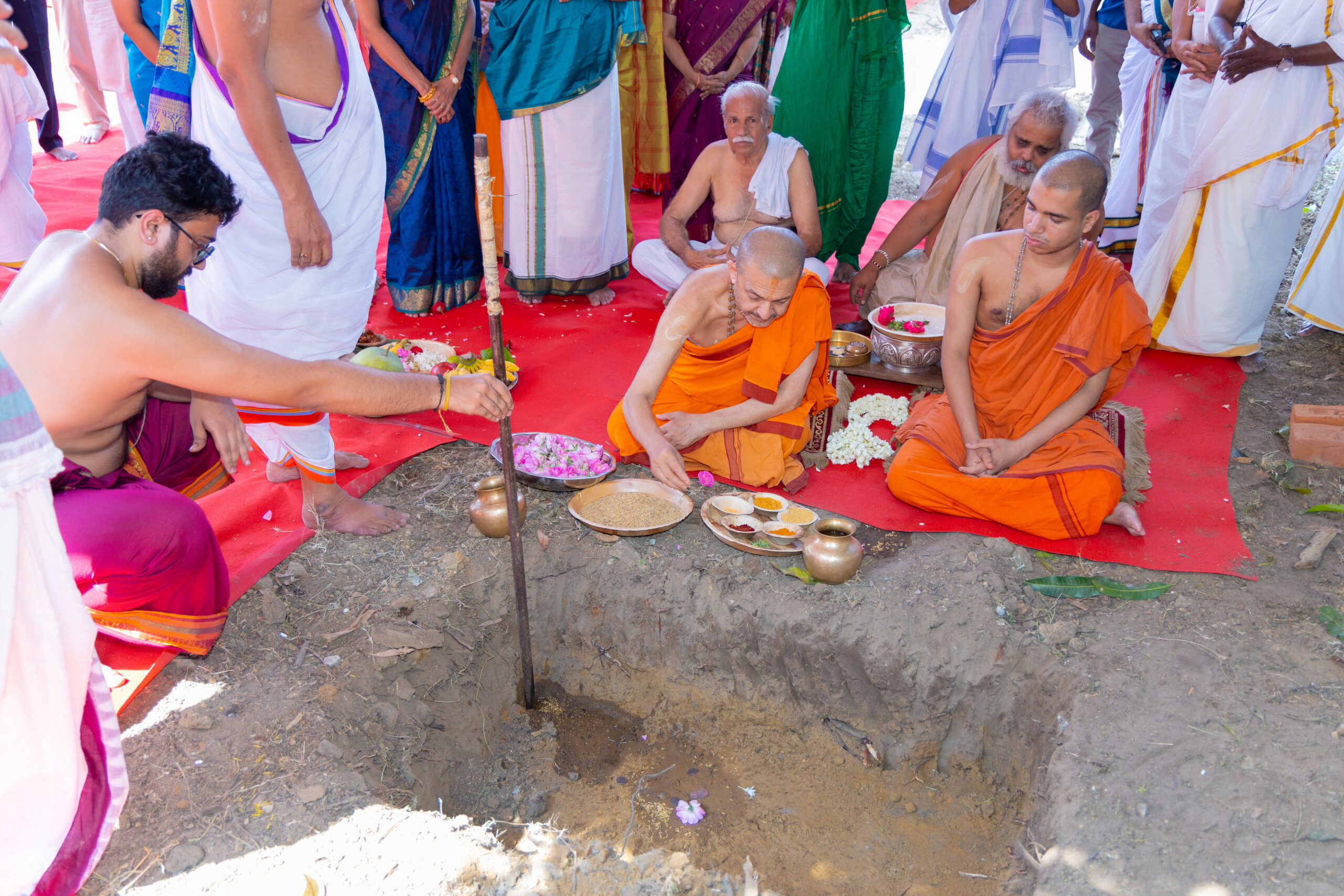 Anugrahālaya Bhoomi Pooja ceremony