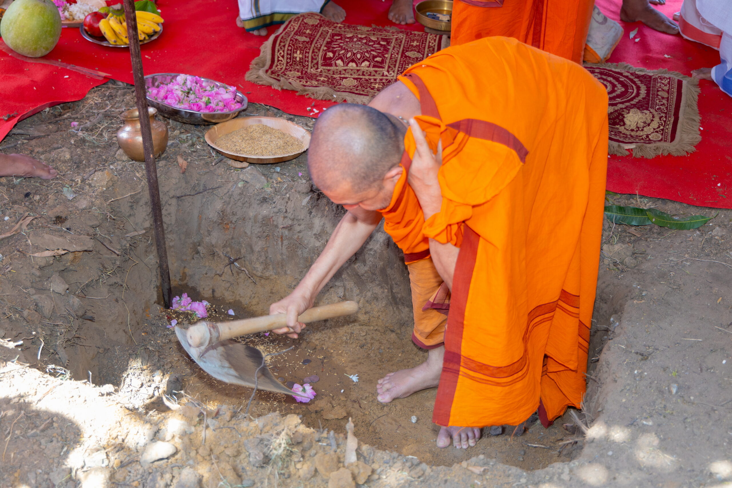 Anugrahālaya Bhoomi Pooja ceremony