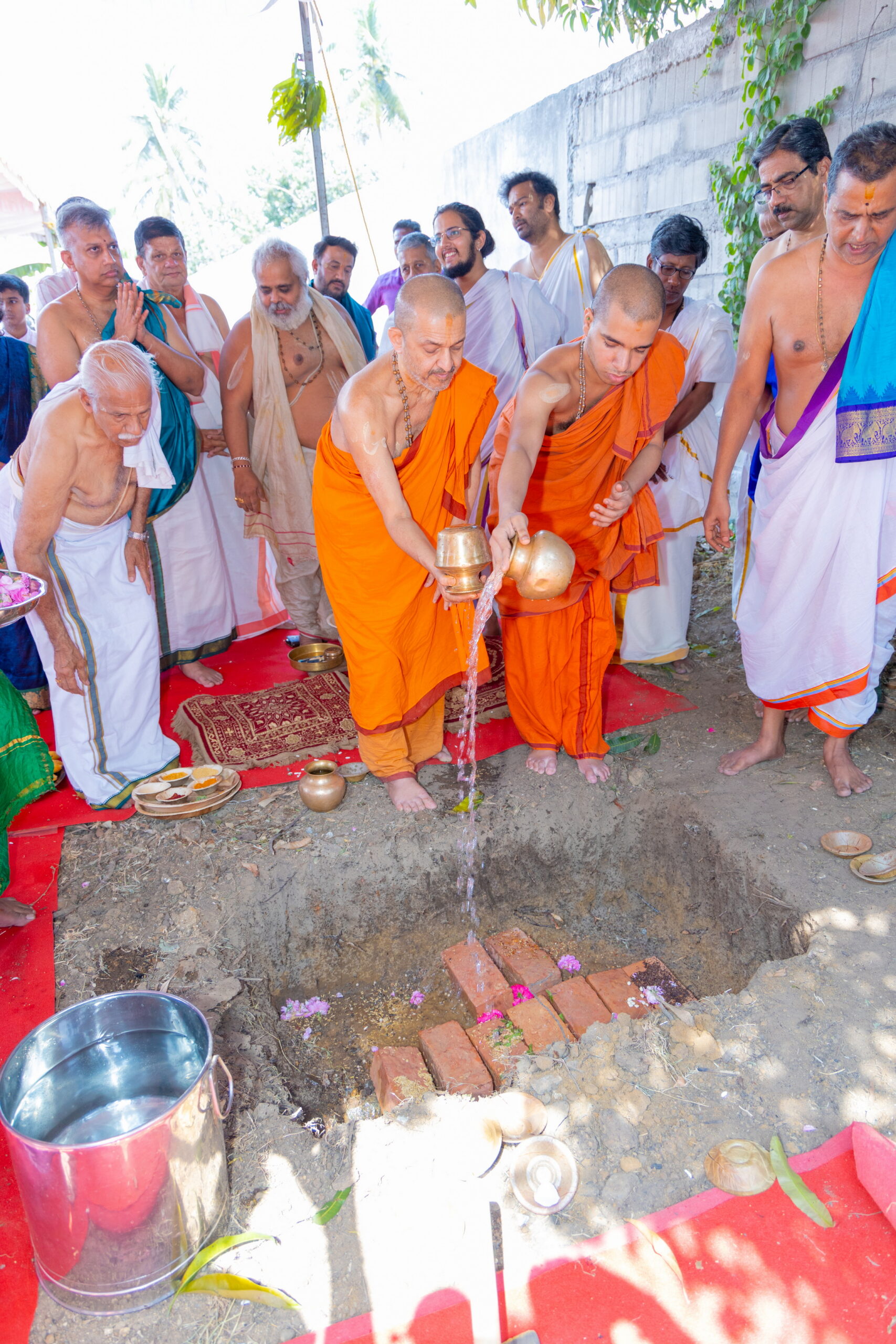Anugrahālaya Bhoomi Pooja ceremony