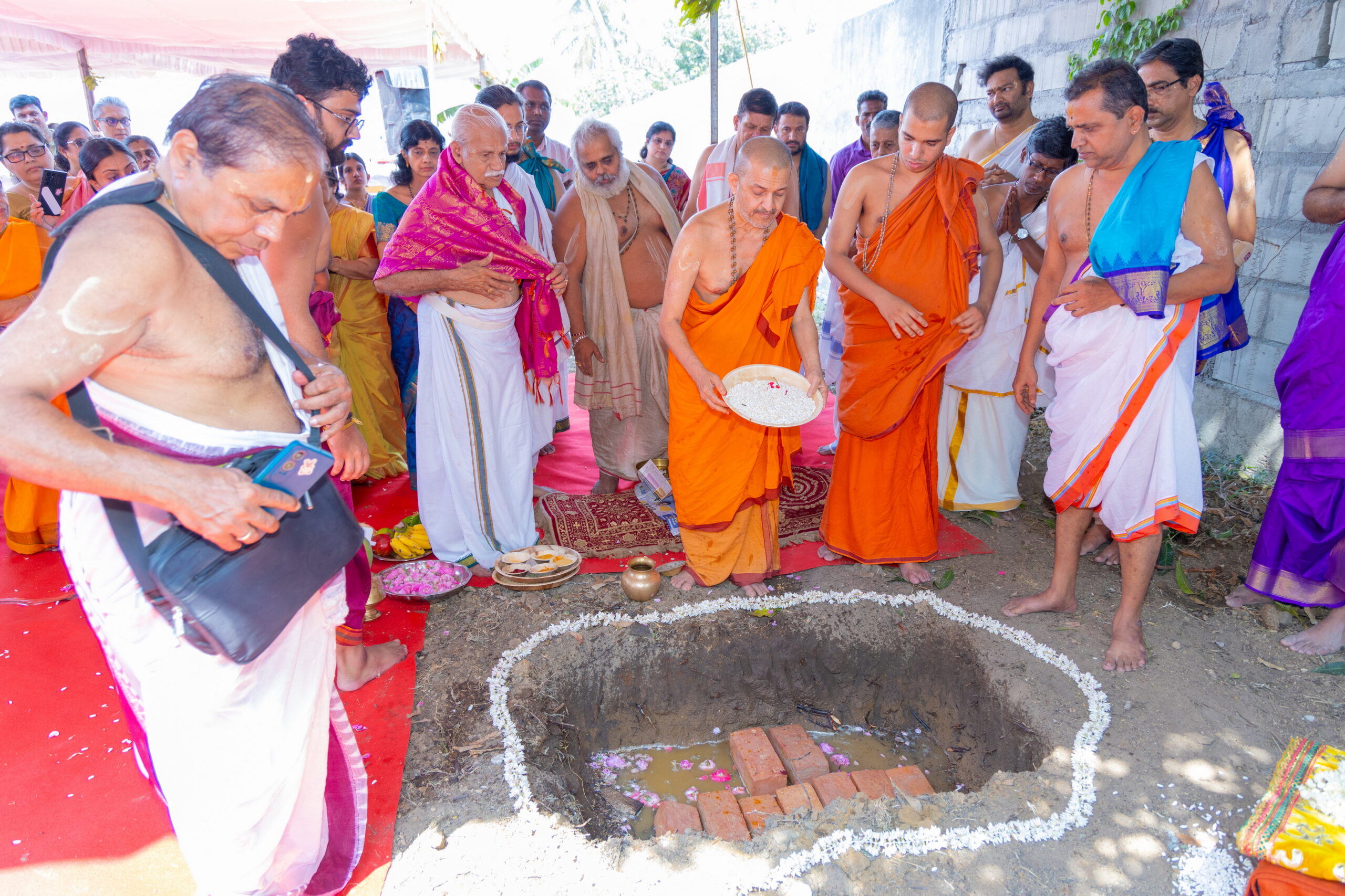 Anugrahālaya Bhoomi Pooja ceremony
