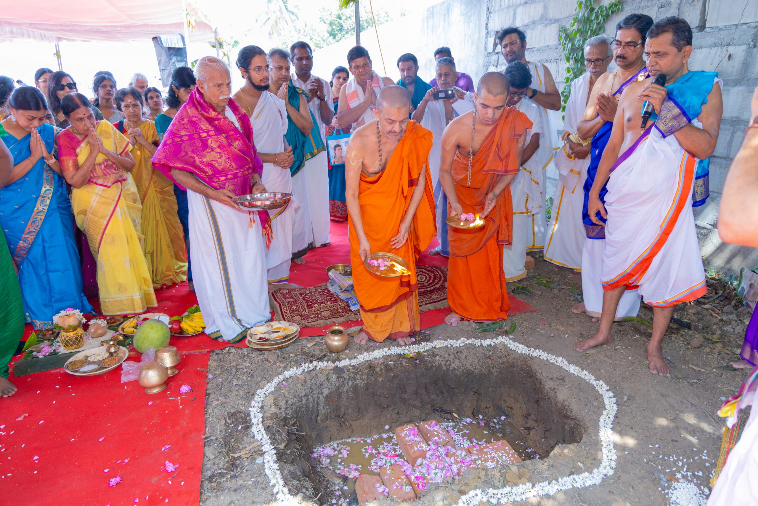 Anugrahālaya Bhoomi Pooja ceremony