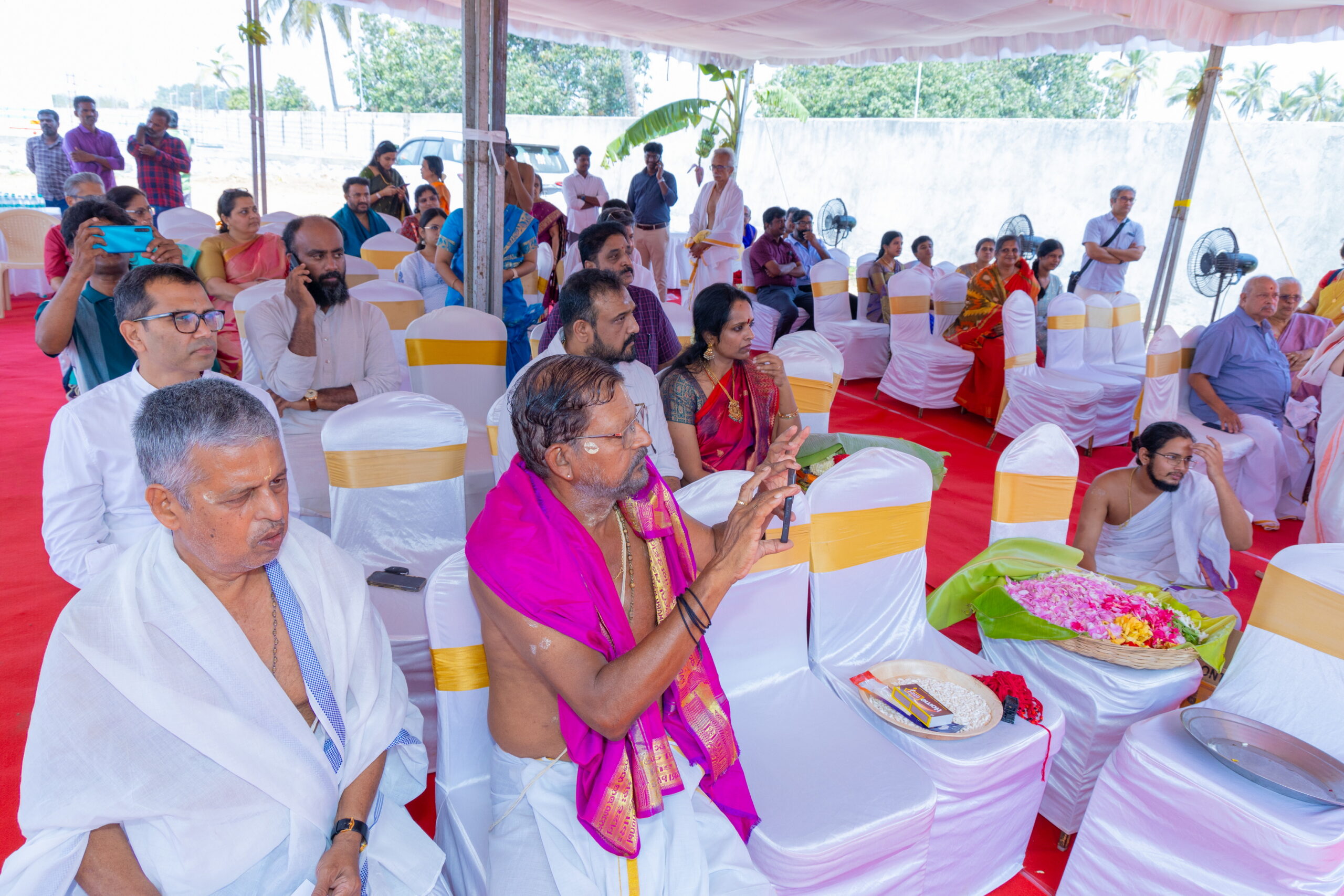 Anugrahālaya Bhoomi Pooja ceremony