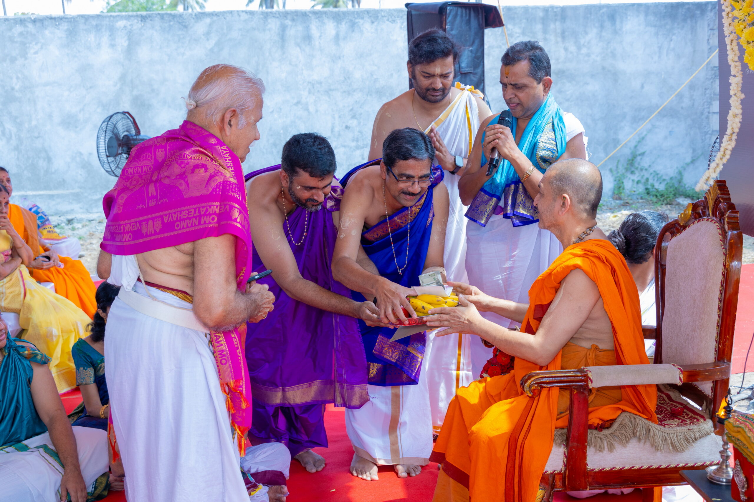 Anugrahālaya Bhoomi Pooja ceremony