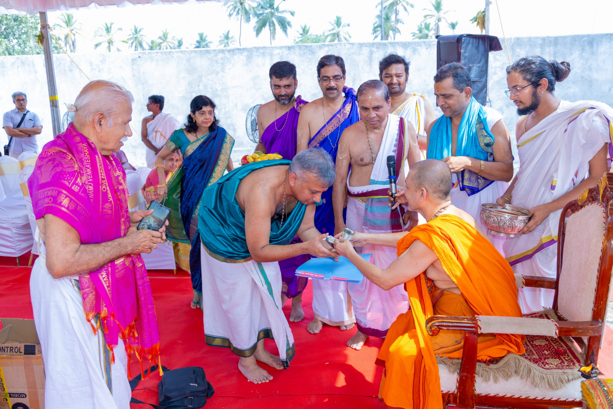 Anugrahālaya Bhoomi Pooja ceremony